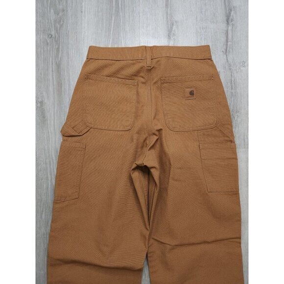 Vintage Carhartt Canvas Dungaree‎ Pants Mens 28x33 - Picture 5 of 10